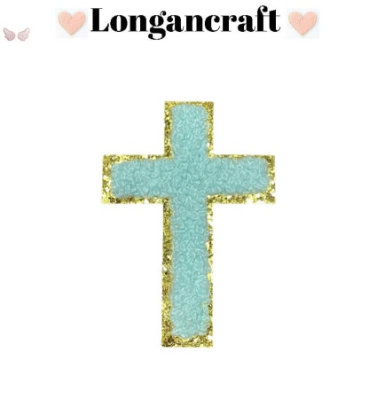 Color Cross Chenille Patches