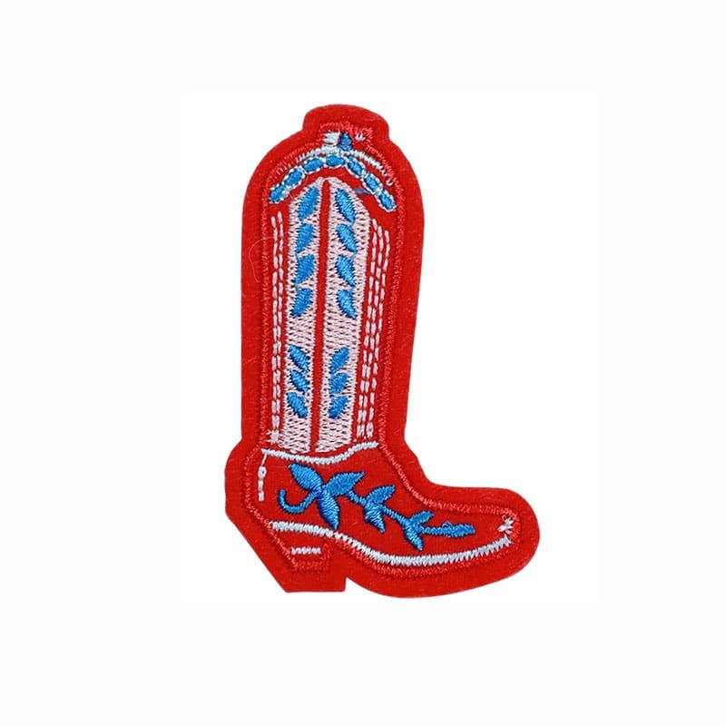Cool Cowgirl Embroidered Patch