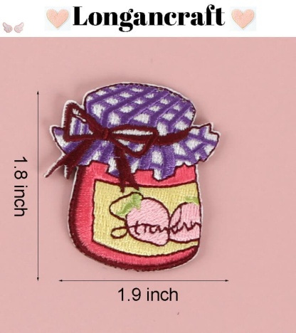 Heart Candy Embroidered Patches