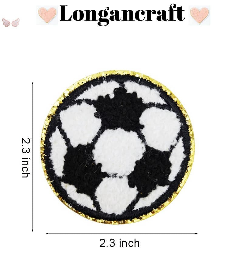 Ball Glitter Embroidered Patch
