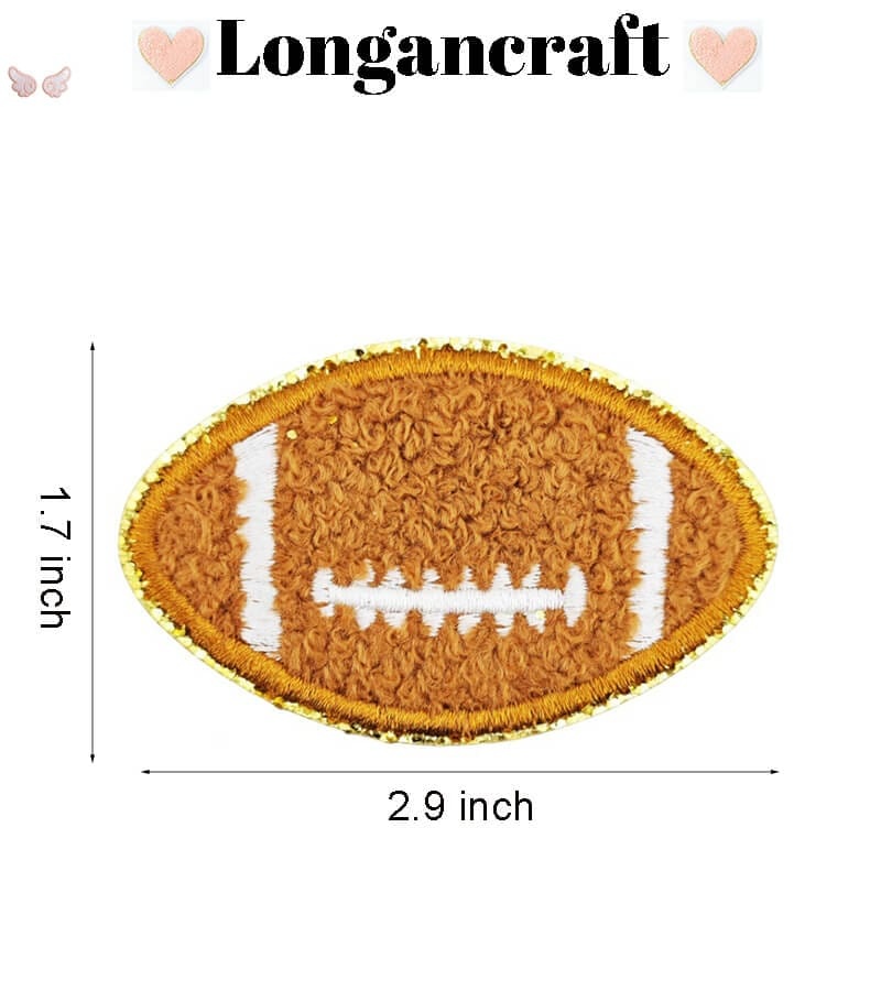 Ball Glitter Embroidered Patch