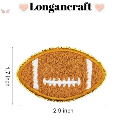 Ball Glitter Embroidered Patch