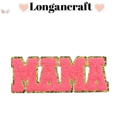 MAMA Letter Chenille Patches