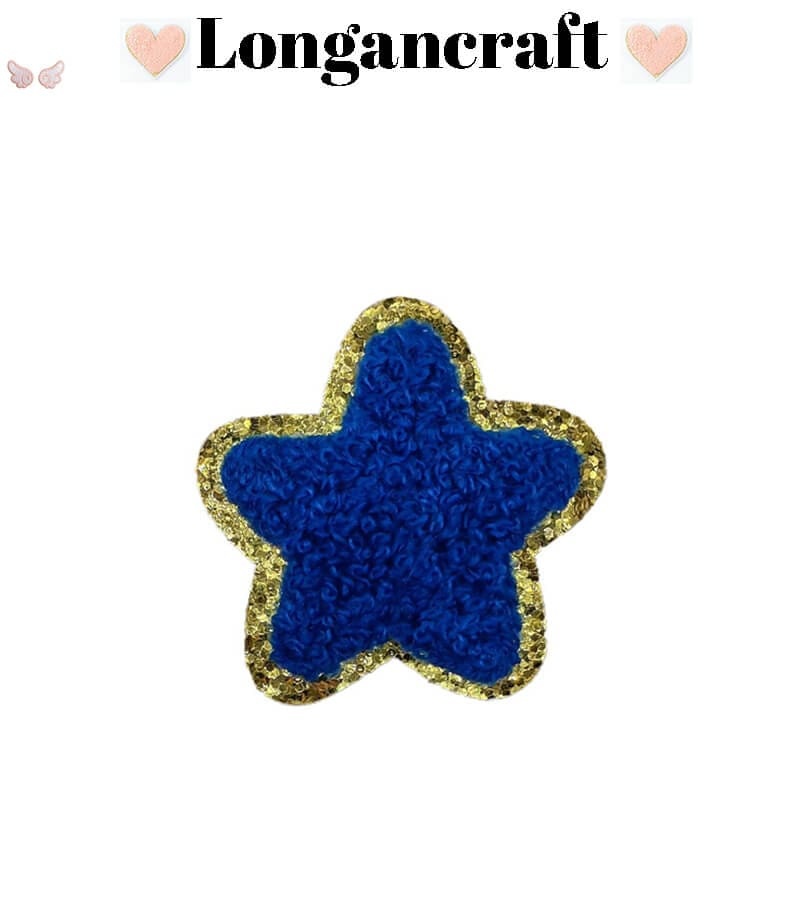 USA Star Letter Chenille Patch