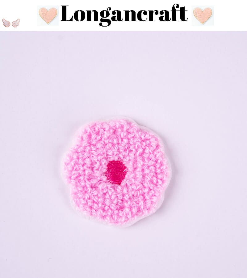 Color Flower Chenille Patches