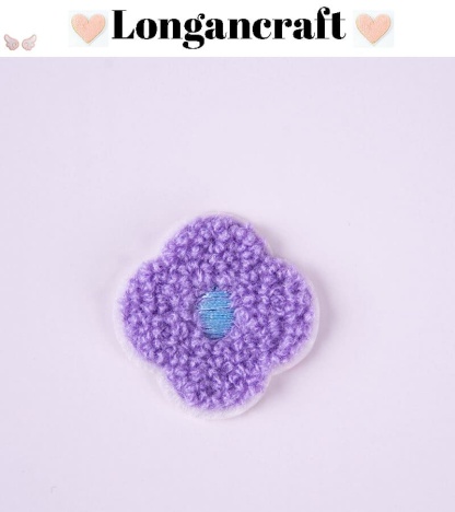 Color Flower Chenille Patches