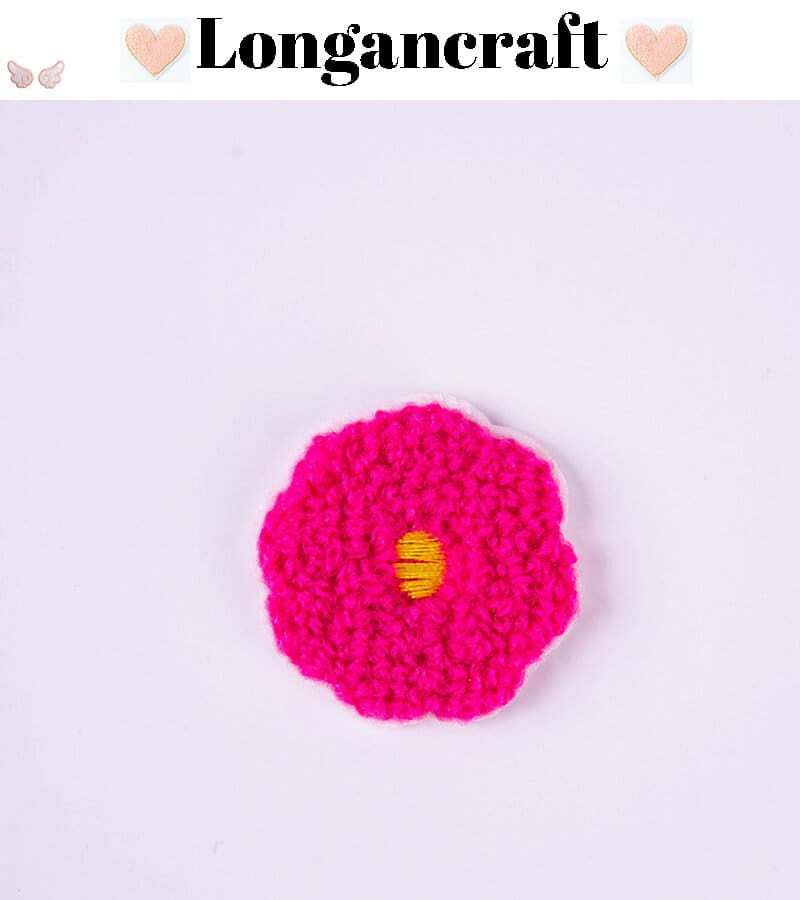 Color Flower Chenille Patches