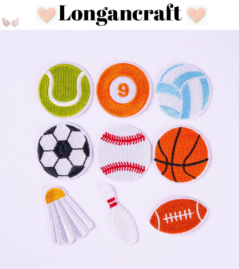 Soccer Tennis Embroidered Patch
