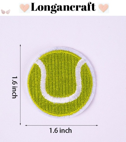 Soccer Tennis Embroidered Patch