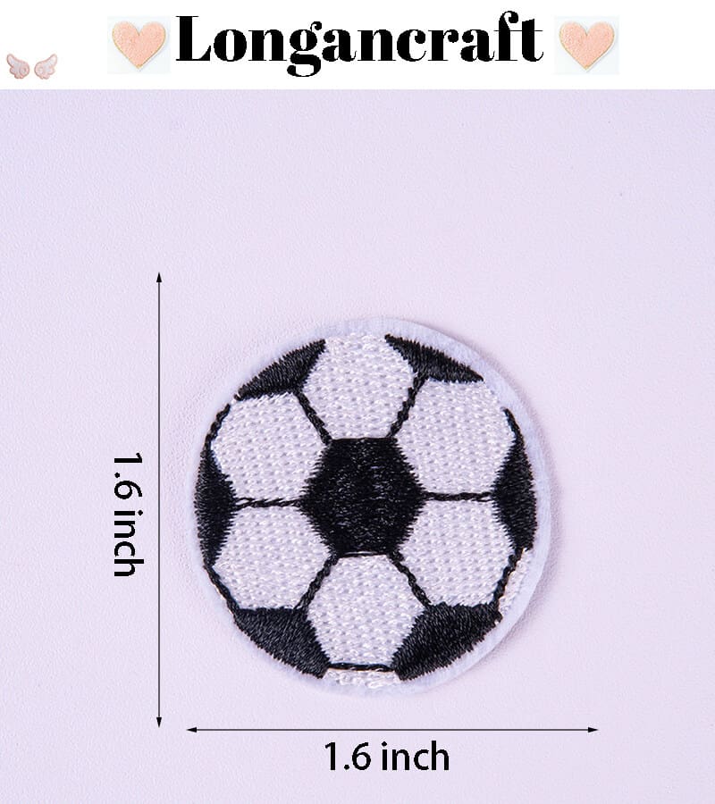 Soccer Tennis Embroidered Patch