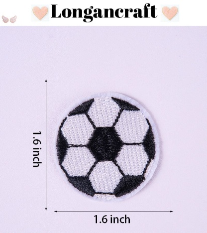 Soccer Tennis Embroidered Patch