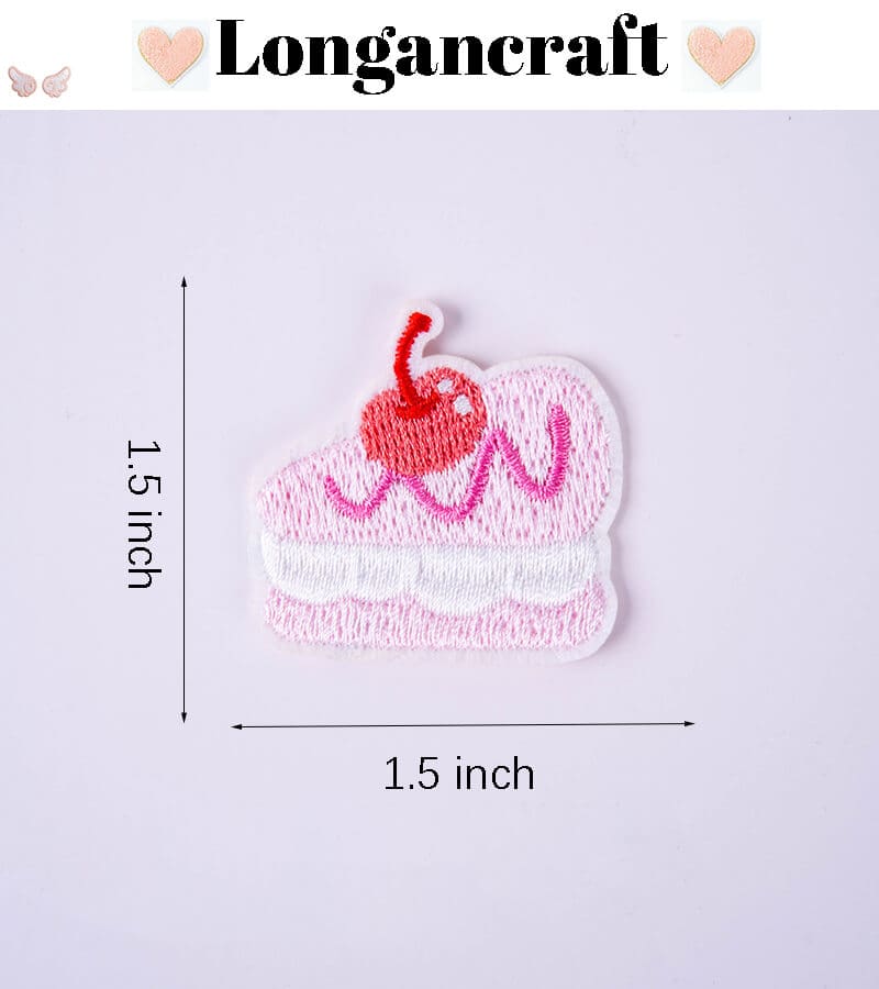 Cake Donut Embroidered Patches