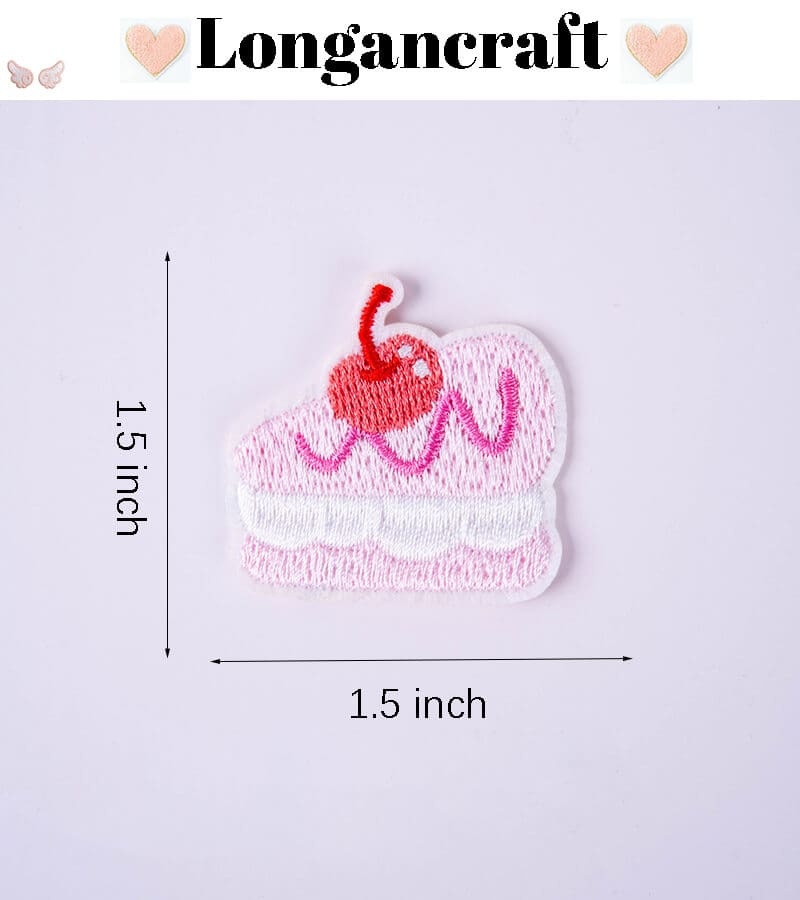 Cake Donut Embroidered Patches