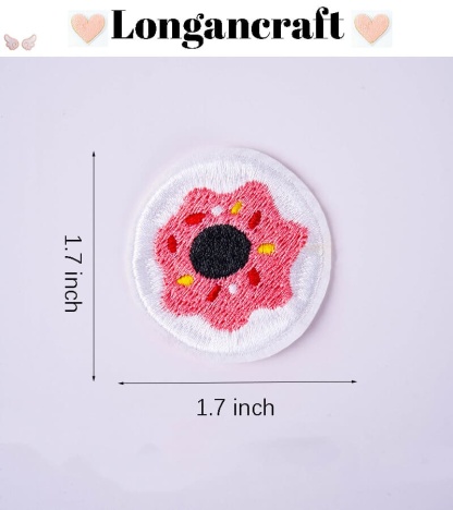 Cake Donut Embroidered Patches