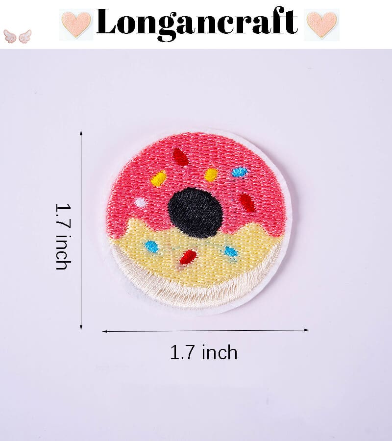 Cake Donut Embroidered Patches