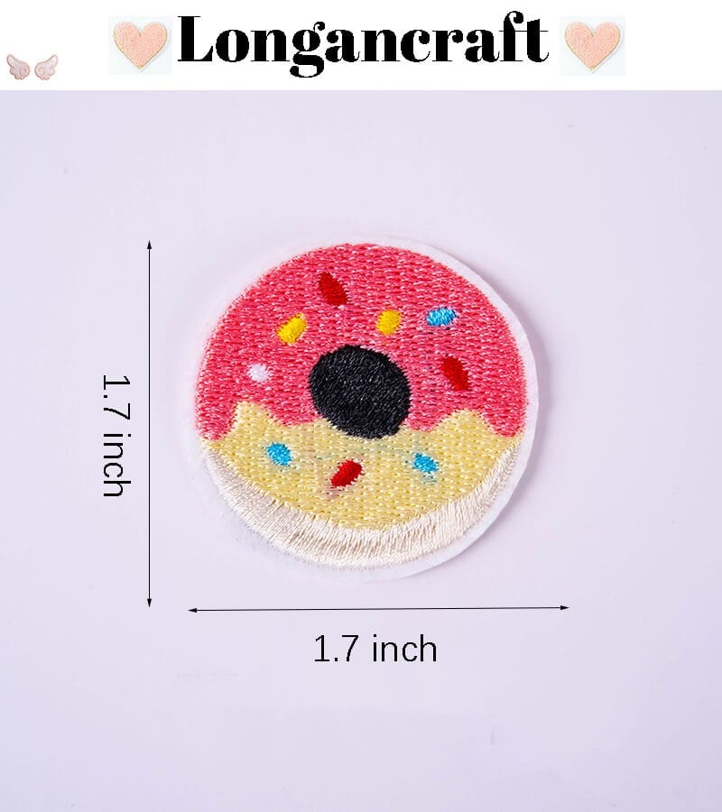 Cake Donut Embroidered Patches