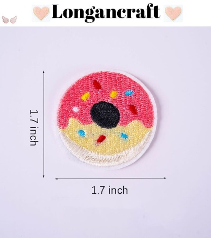 Cake Donut Embroidered Patches