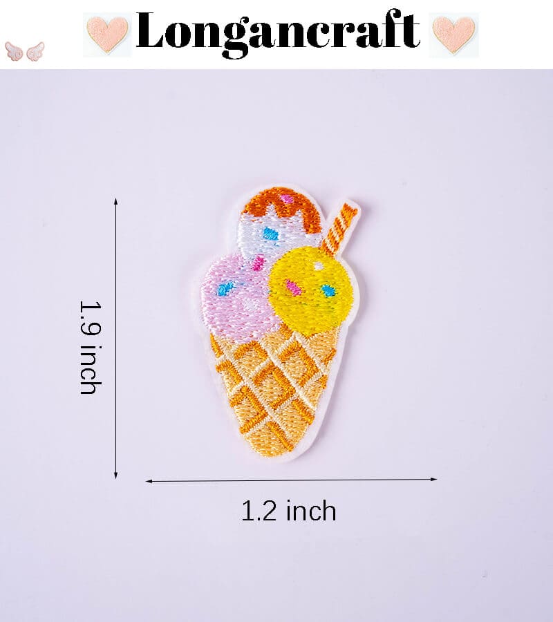 Cake Donut Embroidered Patches