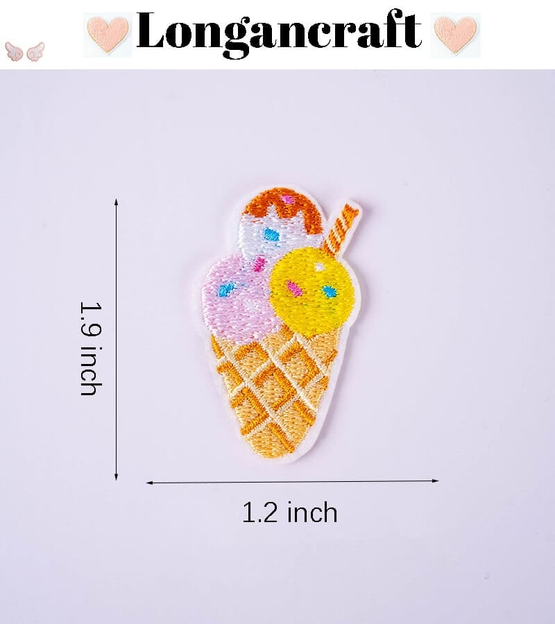 Cake Donut Embroidered Patches