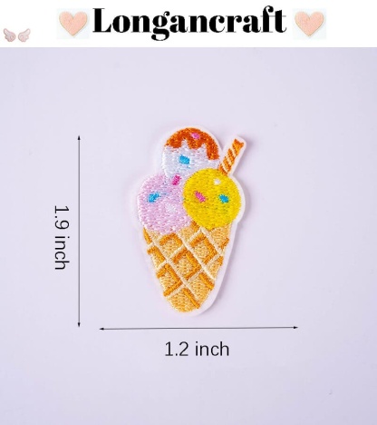 Cake Donut Embroidered Patches