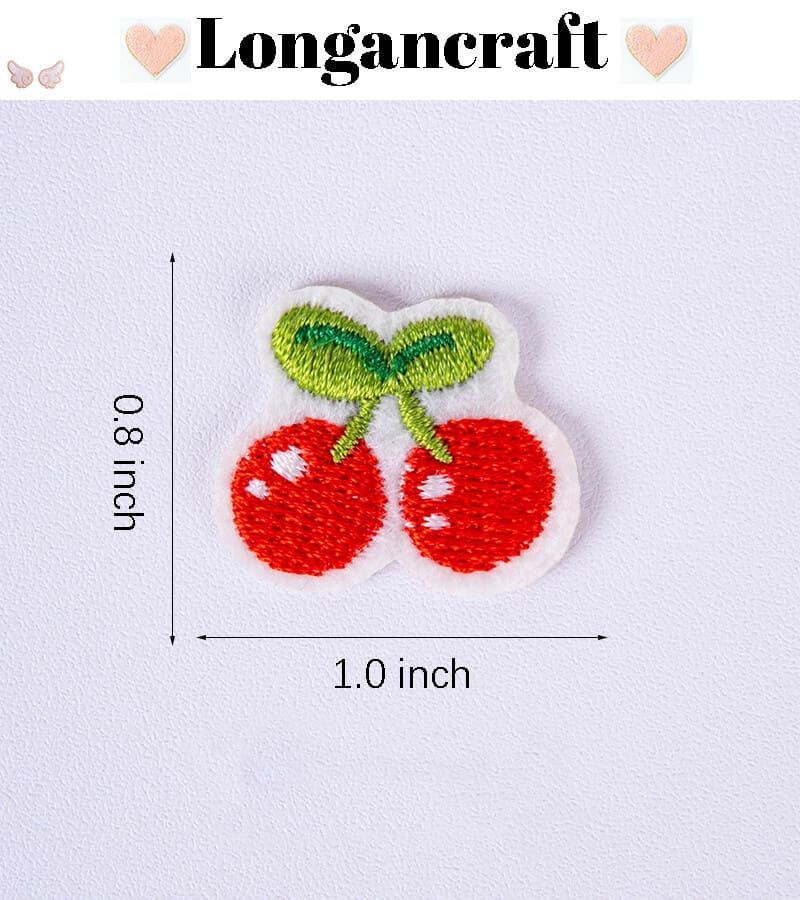 Fruit Cherry Embroidered Patch