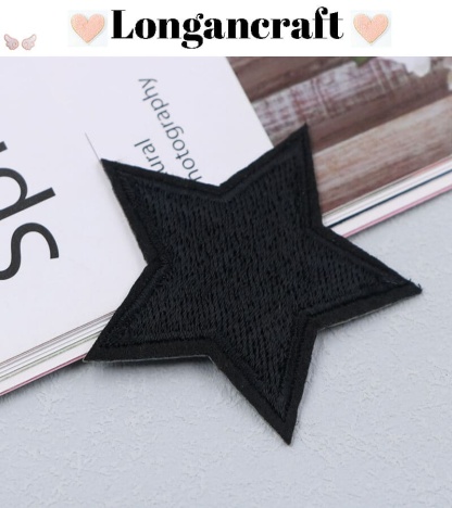 Color Star Iron On Patches