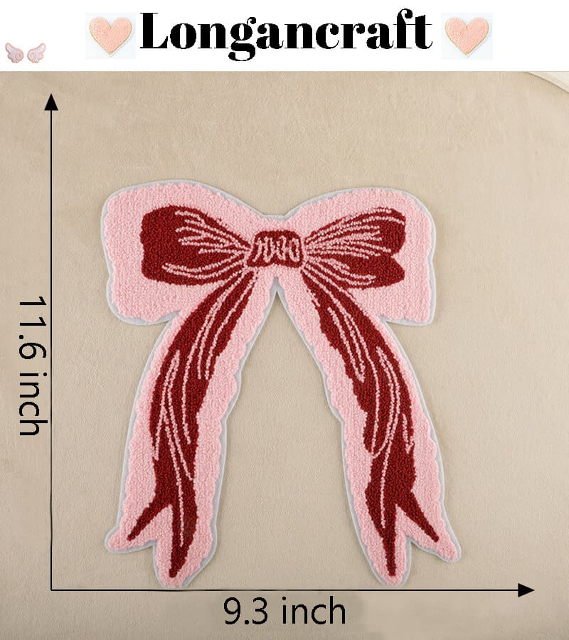 Big Bowknot Chenille Patches
