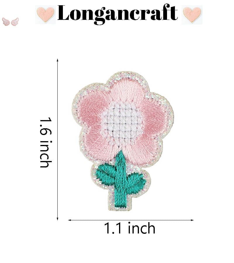 Fruit Flower Glitter Patches