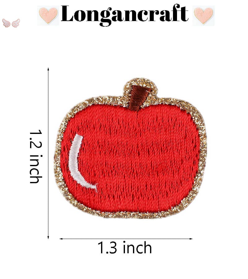 Fruit Flower Glitter Patches