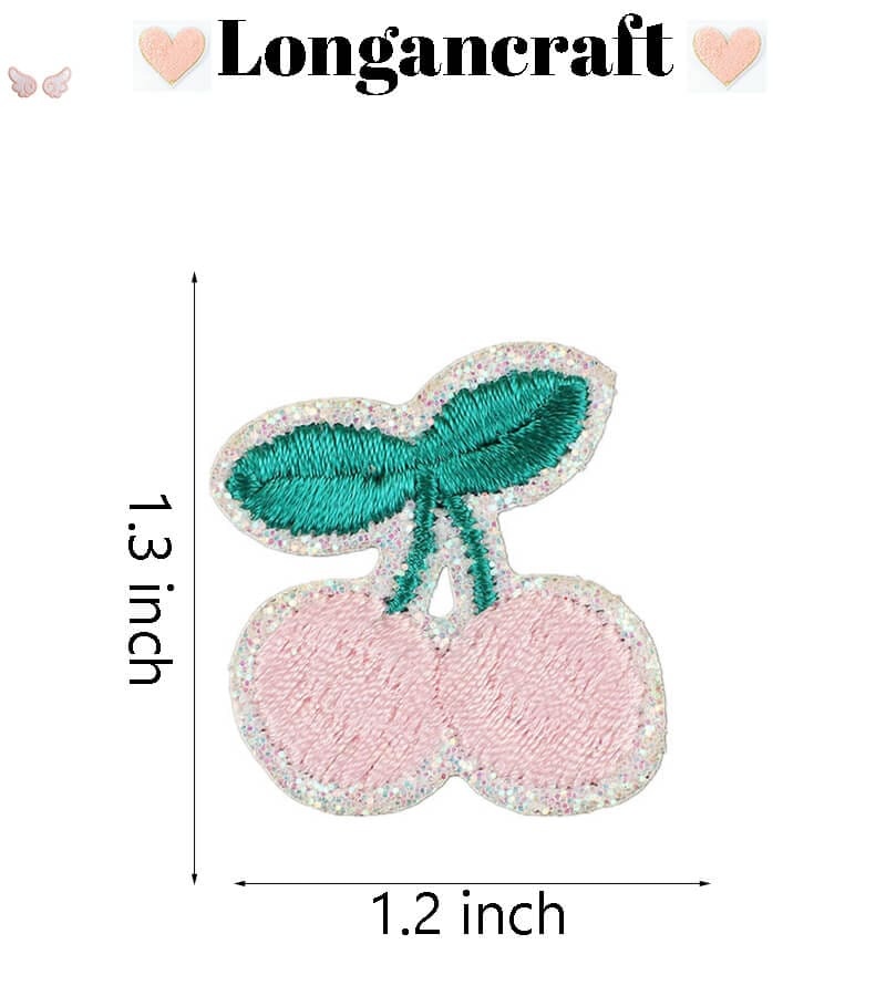 Fruit Flower Glitter Patches