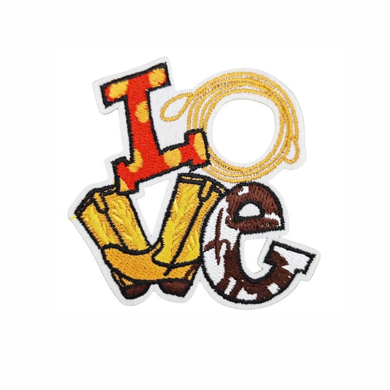 Cowboy Hat Embroidered Patches