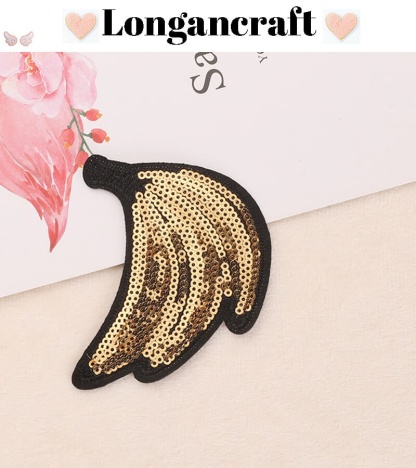 Sequin Pineapple Iron On Patch