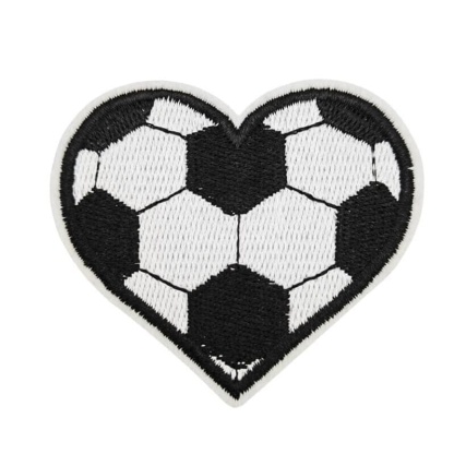Soccer Ball Embroidered Patches