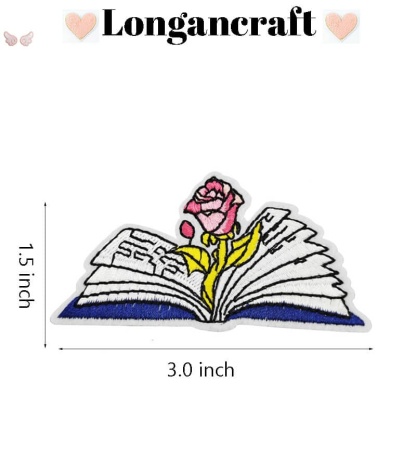 Book Lover Embroidered Patches