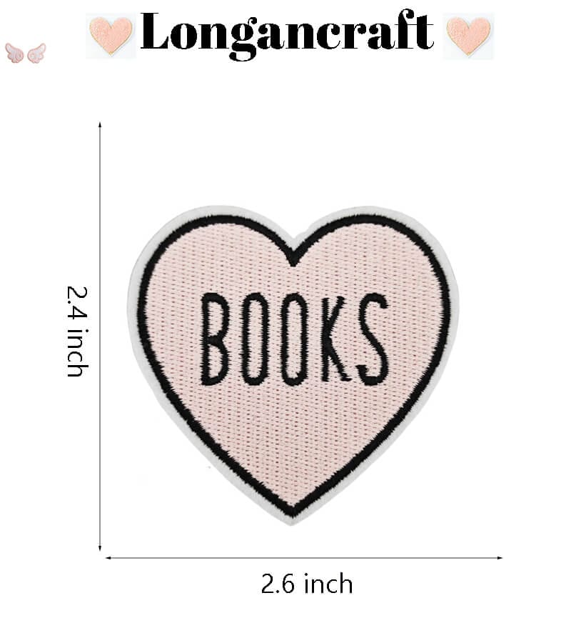 Book Lover Embroidered Patches