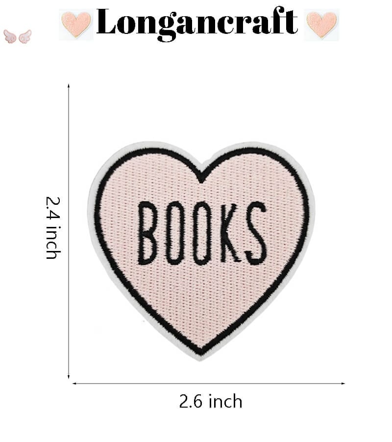 Book Lover Embroidered Patches
