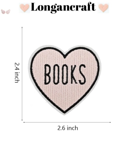 Book Lover Embroidered Patches