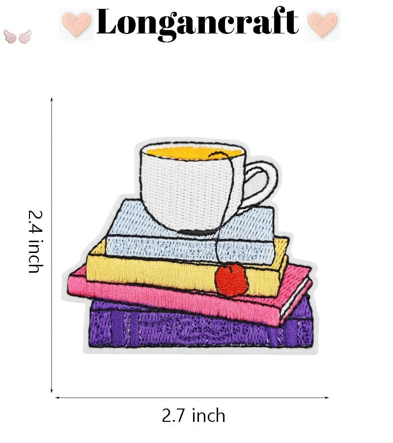 Book Lover Embroidered Patches