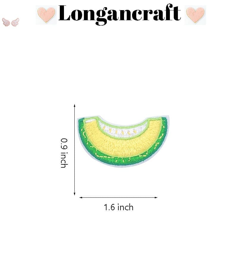 Grapes Lemon Embroidered Patch