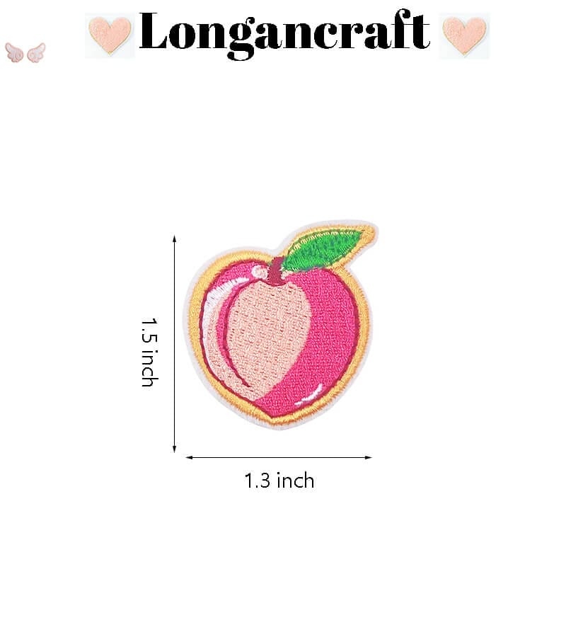 Grapes Lemon Embroidered Patch