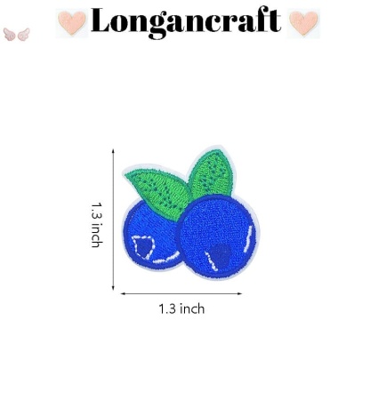 Grapes Lemon Embroidered Patch