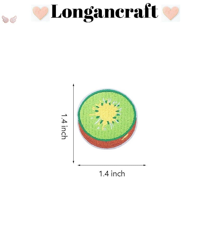 Grapes Lemon Embroidered Patch