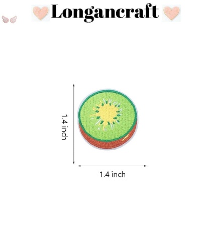 Grapes Lemon Embroidered Patch