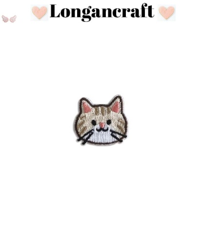 Cat Books Embroidered Patches