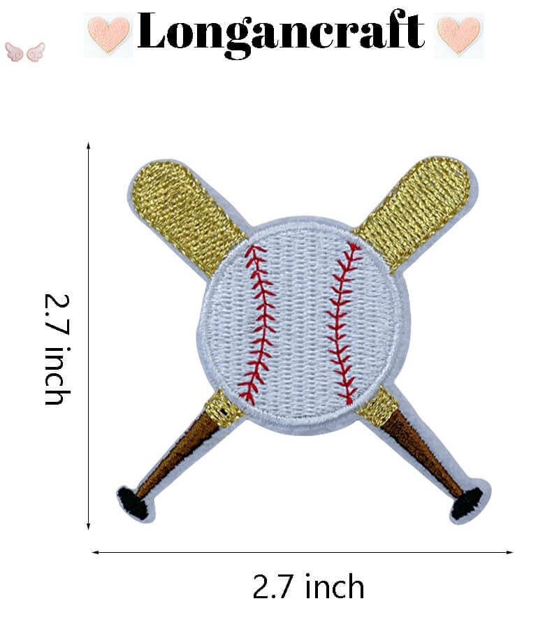 Baseball Bats Embroidered Patch