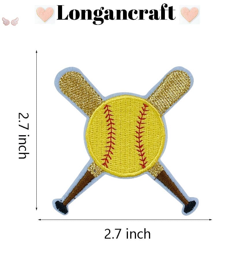 Baseball Bats Embroidered Patch