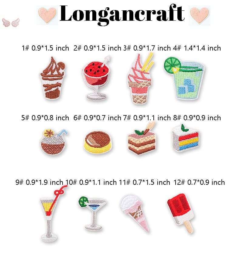 Summer Lemon Embroidered Patch