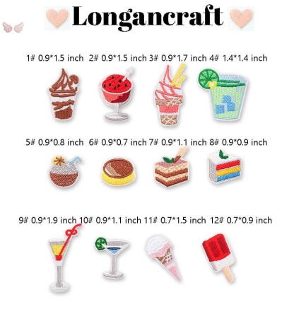 Summer Lemon Embroidered Patch