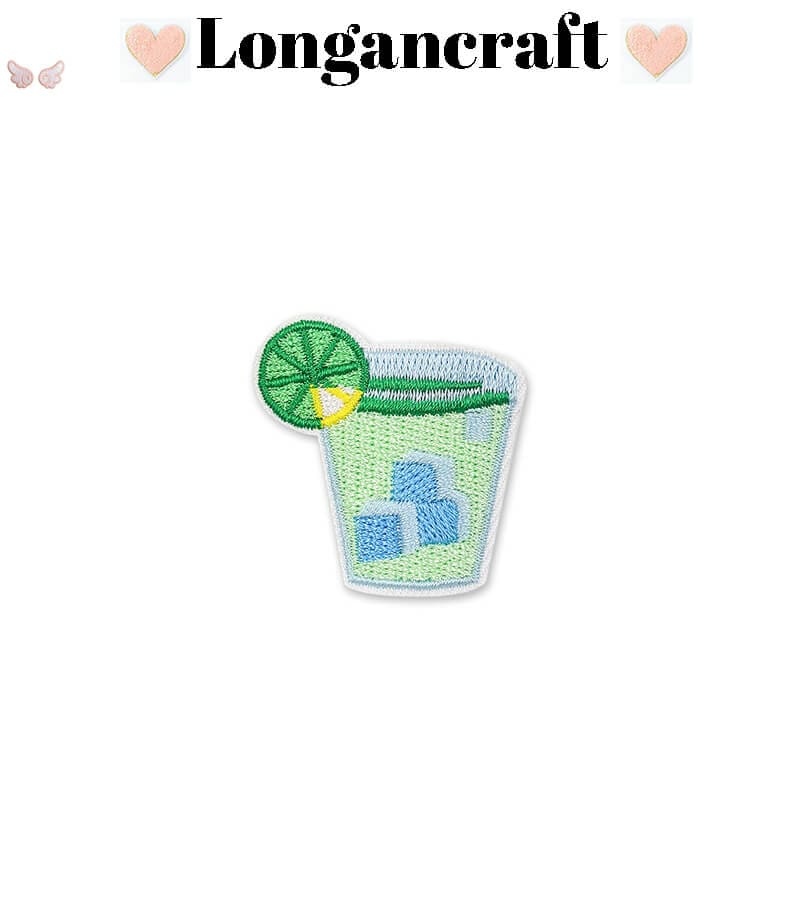 Summer Lemon Embroidered Patch