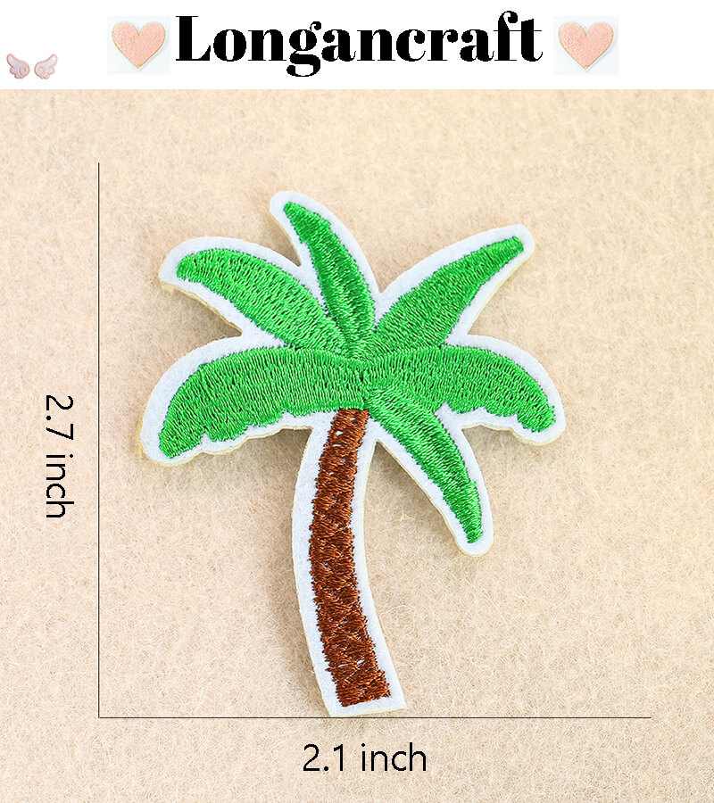 Sun Palm Tree Embroidered Patch